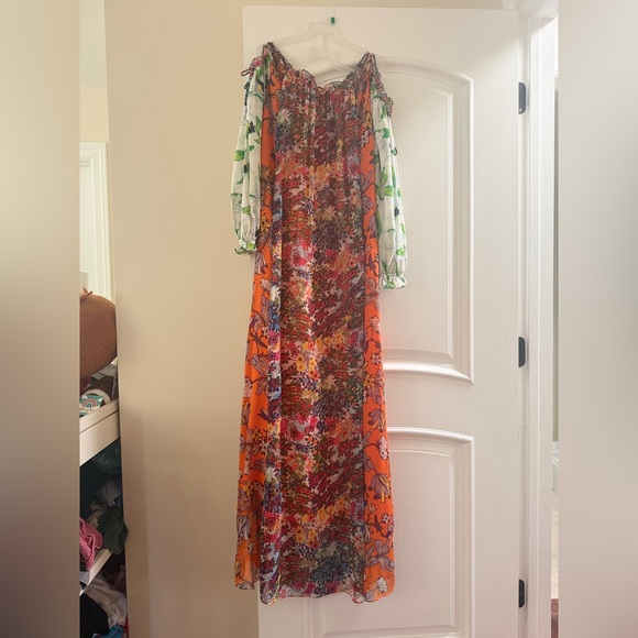 Tory Burch Runway Shasta Maxi Silk Dress - Picture 7 of 13